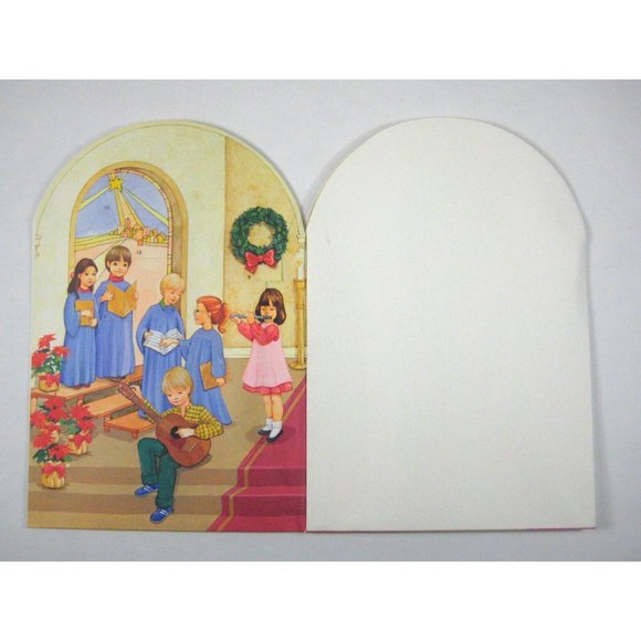Hallmark Christmas Card Greeting Advent Calendar of Daily Prayers Window - Picture 2 of 8